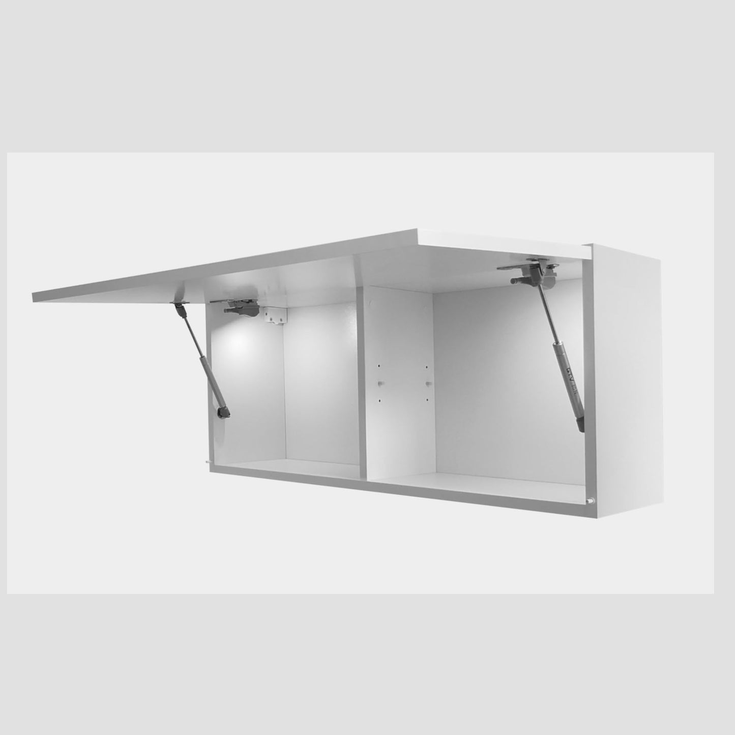 Laura Bathroom Cabinet Bathroom Furniture Folding Bathroom Wall Cabinet Telescopic Opening Matt White Dimensions 39 x 120 x 23 cm