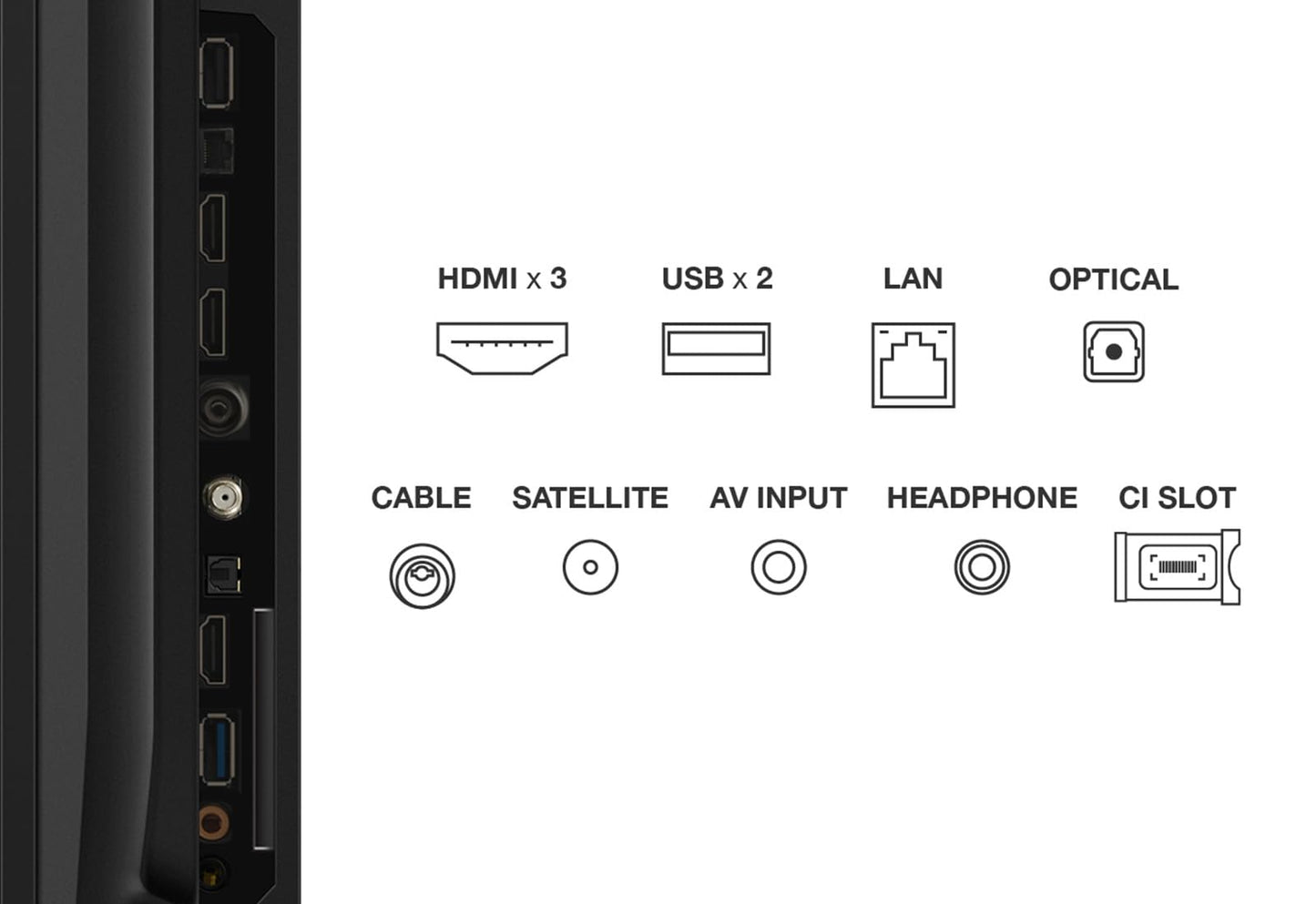TCL 43V6C 43 Inch 4K UHD Smart TV - HDR10+, HVA Panel, Dolby Vision, Google TV, HDMI 2.1, DVB-T2/C/S2, Bluetooth 5.2, Voice Control with Alexa & Google Assistant