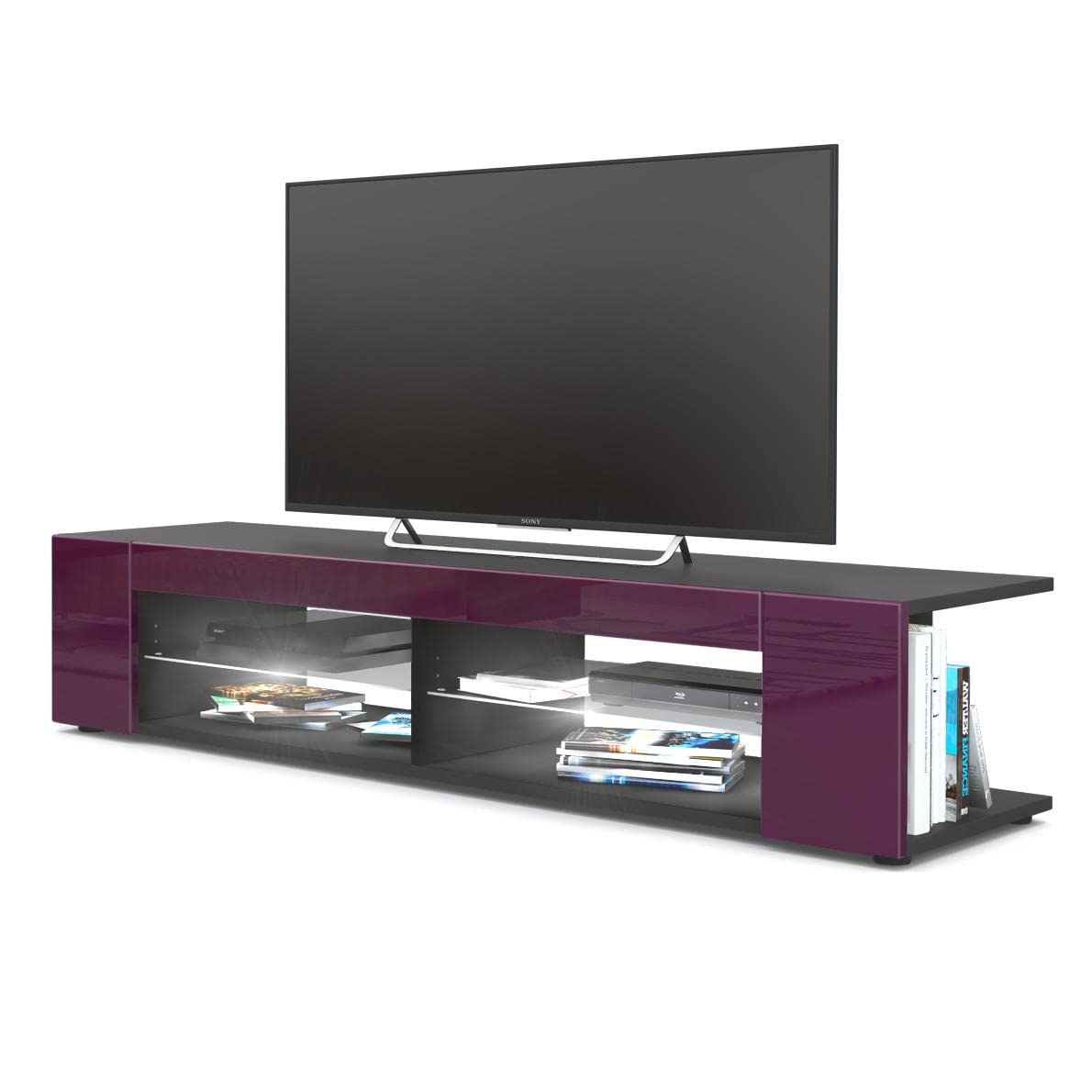 Vladon Movie TV Board, Black