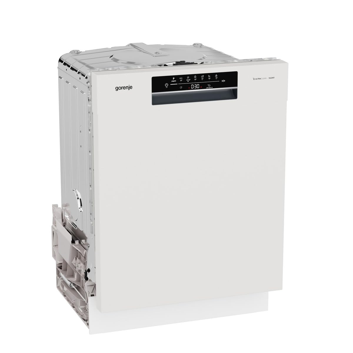 Gorenje GS643C90W Dishwasher/Freestanding/60 Width/16 Place Settings/6 Programmes/TotalDry/Total AquaStop/MultiClack/FlexUse/Intensive Programme/Crystal Glass/Energy Efficiency: C/Dimensions (H x W x