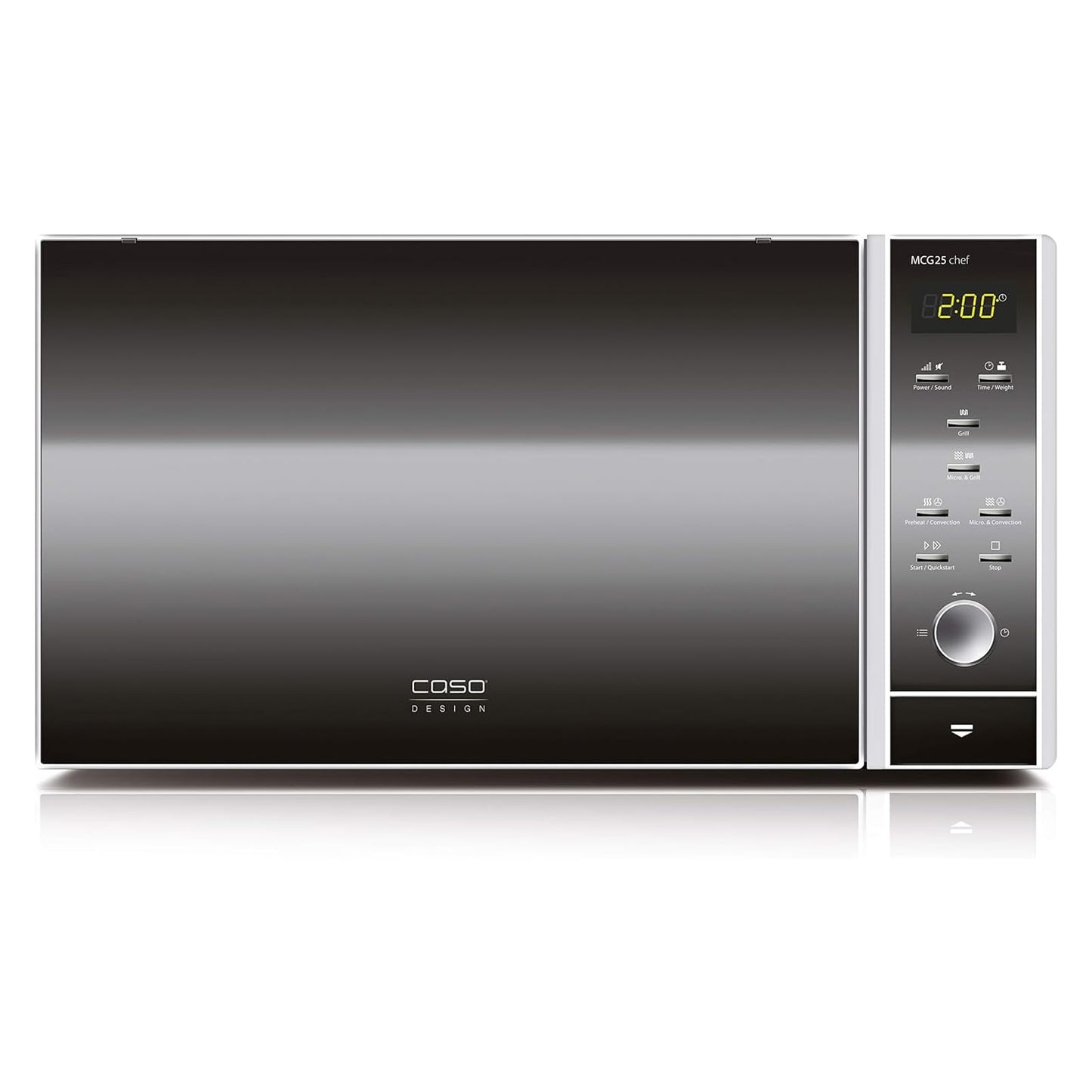 Caso MCG30 Ceramic Chef 3-in-1 Microwave, Silver
