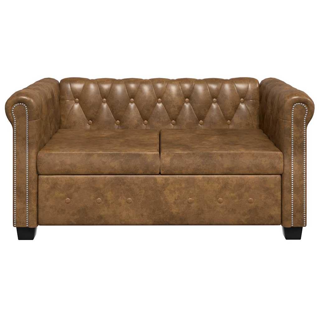 vidaXL 2/3/2+3-Seater Chesterfield Sofa / Couch - Lounge / Office Furniture - Faux Leather