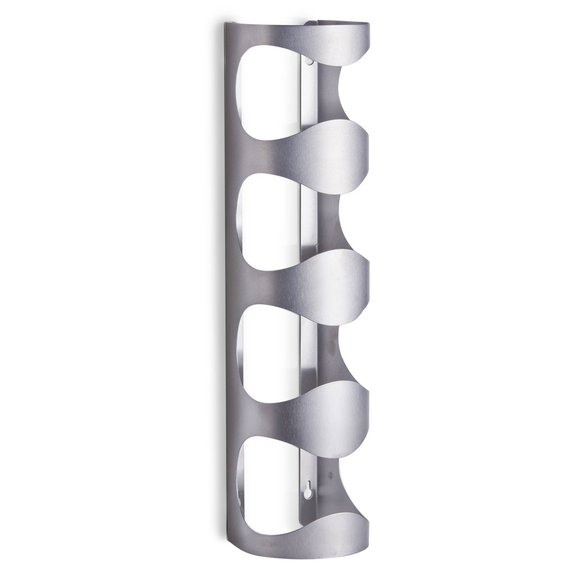 Zeller 27365 Wall Bottle Holder Stainless Steel 11.5 x 9.8 x 45 cm