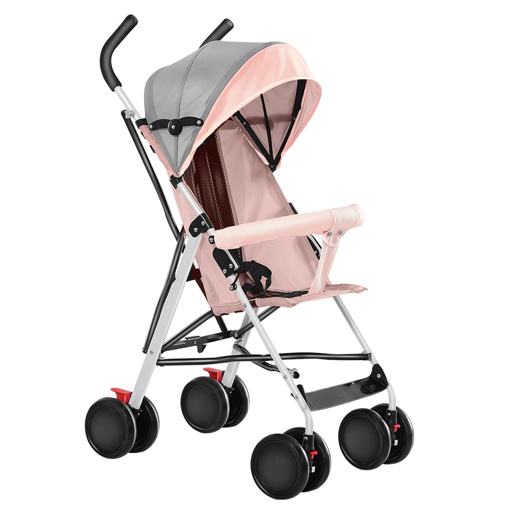 Kindersportwagen,Zusammenklappbarer Kinderwagen,leicht modern klein Buggy mit Liegeposition,Liegefunktion,Ultraleicht (nur 4.5 kg),ideal für Reisen,bis 60 kg (Blau, 45 x 67 x 100cm)
