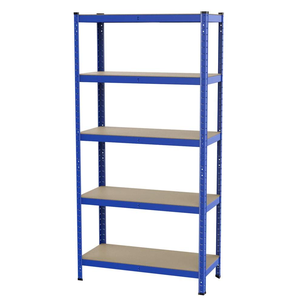 Yaheetech Heavy Duty Shelving Unit 180 x 120 x 60 cm 5 Shelves Metal Shelf Maximum Load 875 kg Cellar Shelving Unit Workshop Shelf