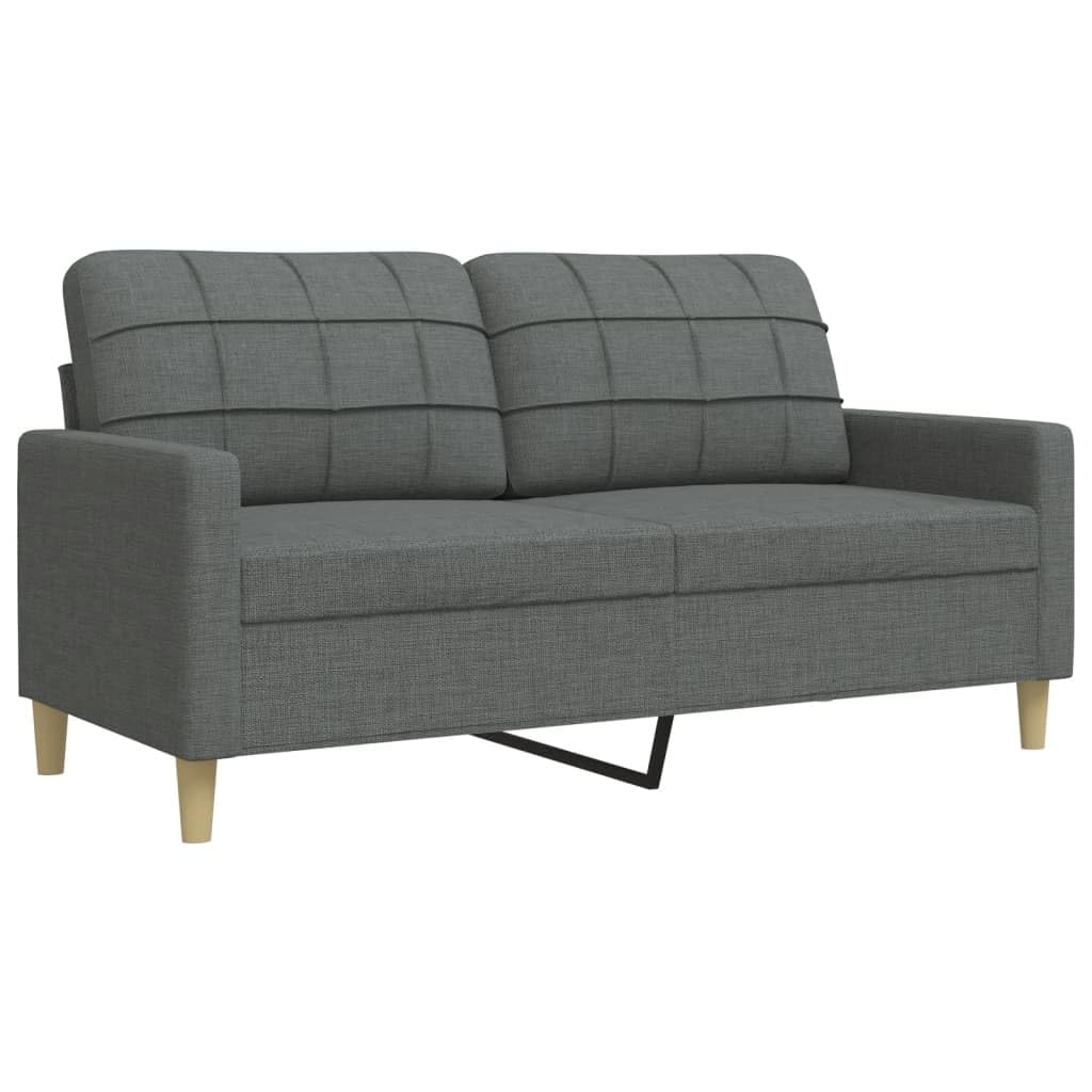 IKAYAA Sofa Set Dark Grey