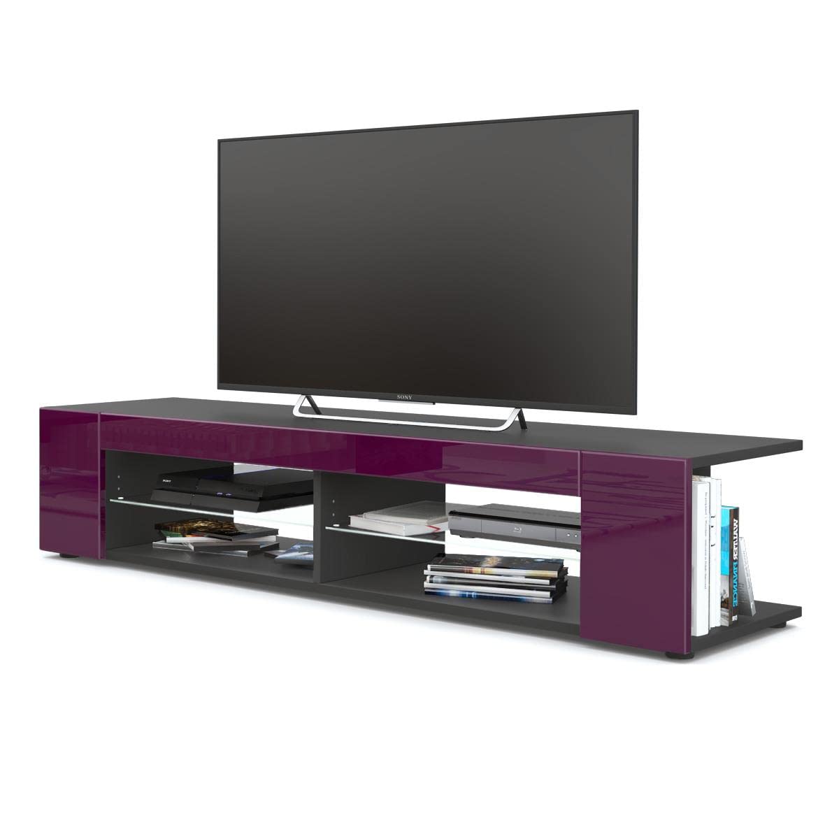 Vladon Movie TV Board, Black