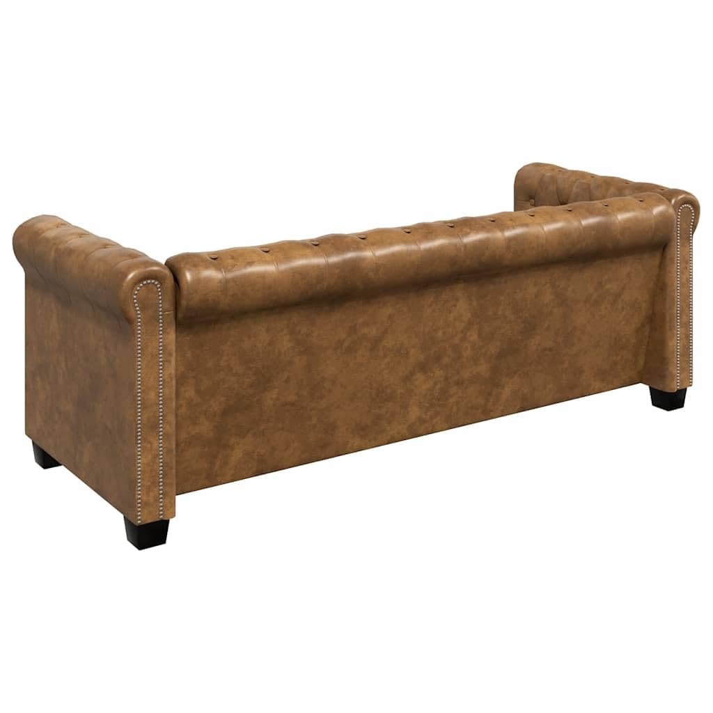 vidaXL 2/3/2+3-Seater Chesterfield Sofa / Couch - Lounge / Office Furniture - Faux Leather