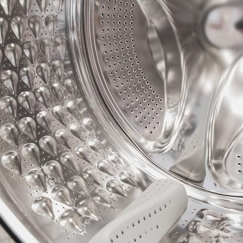 Cecotec Frontlader-Waschmaschine 10 kg Bolero DressCode 10800 Inverter Steel A, 1400 U/min, 16 Prog, Energieeffizienzklasse A, Inverter Plus Motor, SteamMax, Intelligentes Waschen und Ladungsdetektor