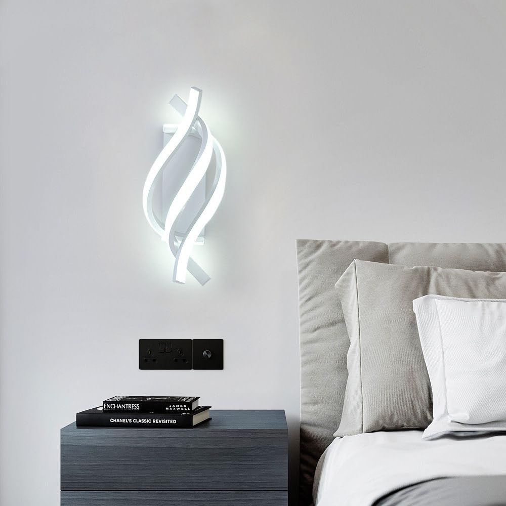 Comely Aluminium LED Wall Light Indoor Gold 22 W 2500 LM Modern Wall Light LED Wall Lighting Neutral Light 4500 K for Living Room Bedroom Hallway