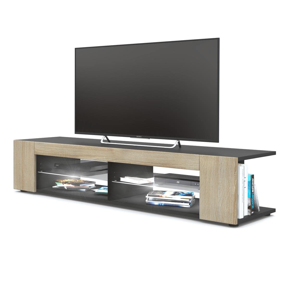 Vladon Movie TV Board, Black