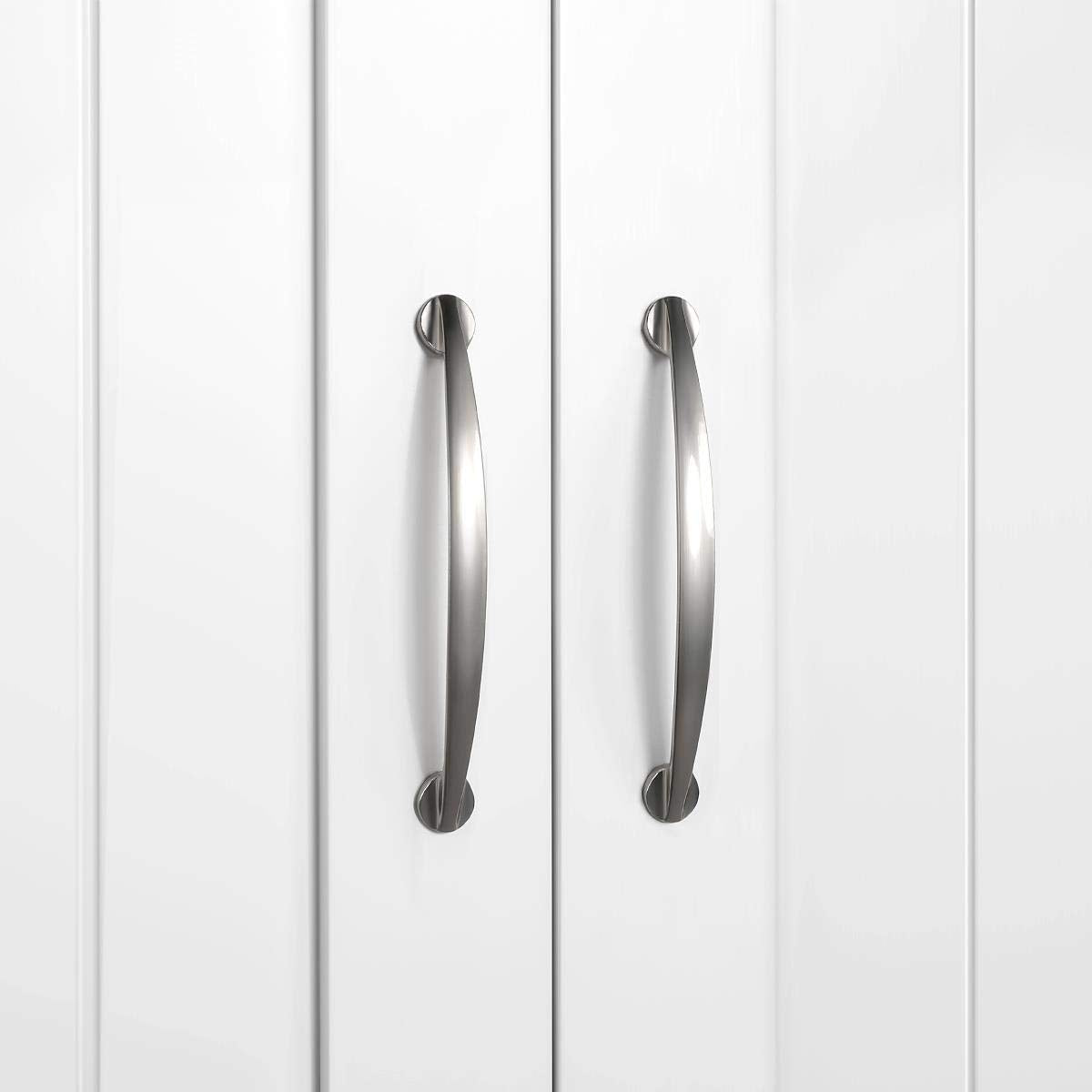 Yaheetech Bathroom Cabinet Wall Cabinet with 3 Doors Bathroom Cabinet Wall Shelf Kitchen Cabinet with Height-Adjustable Shelf for Bathroom Kitchen Laundry Room 75 x 31 x 60 cm