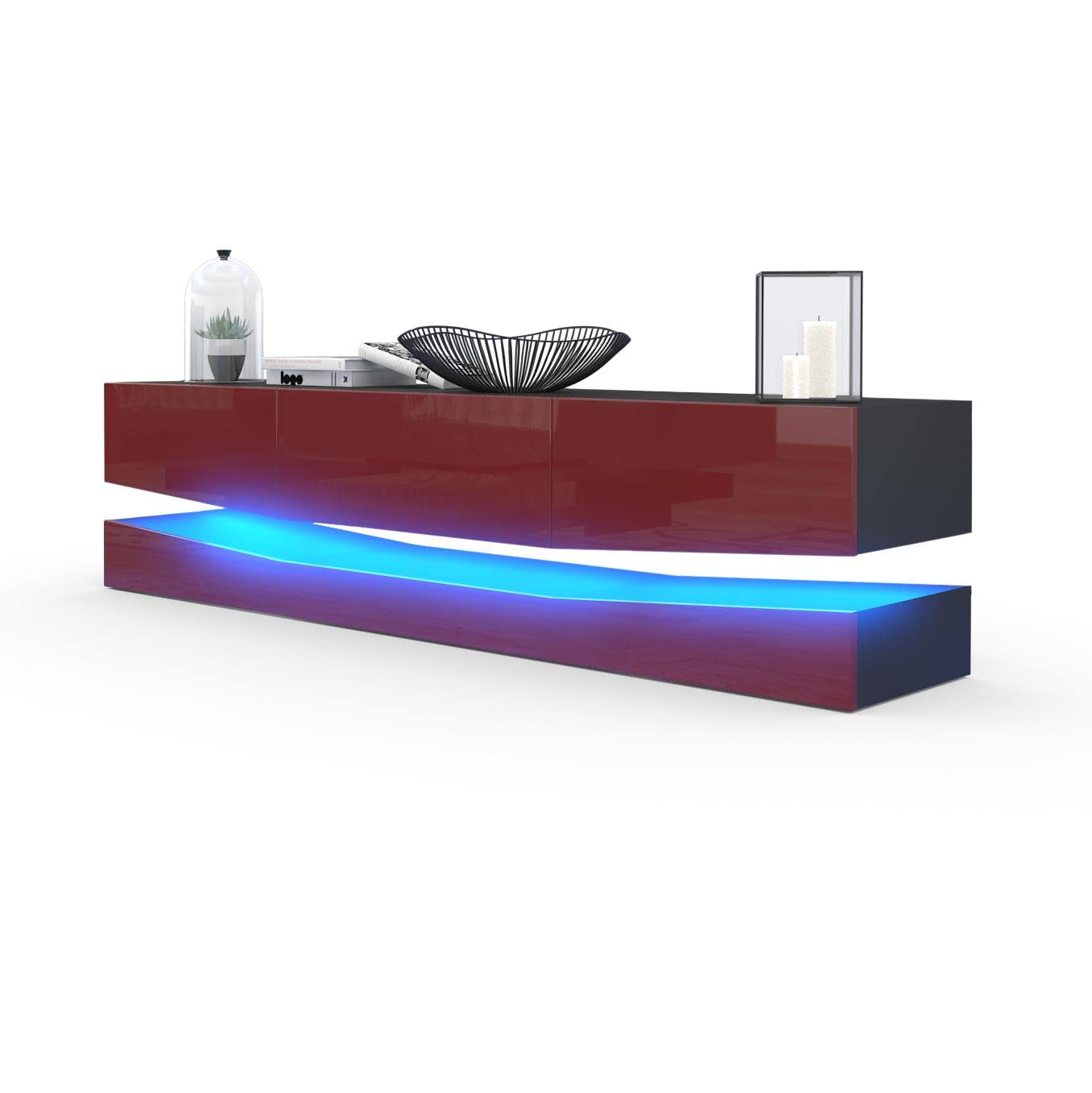 Vladon City, TV Board, Black