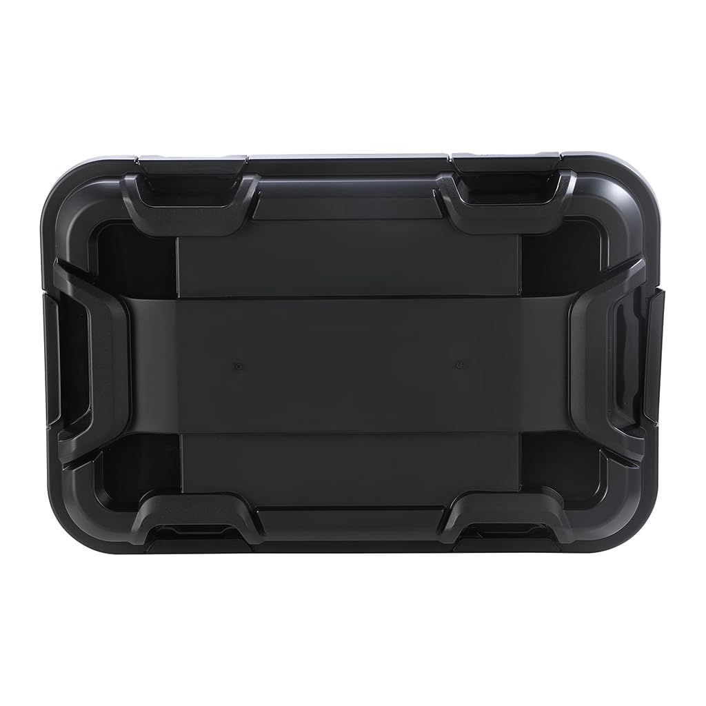 Kreher Storage Box Bunker Tough with Lid and Silicone Seal (IP65/IPX7). Made of Robust Plastic in Various Sizes. Ideal for Wet Rooms, Basements, Garages, Camping etc. (80L)