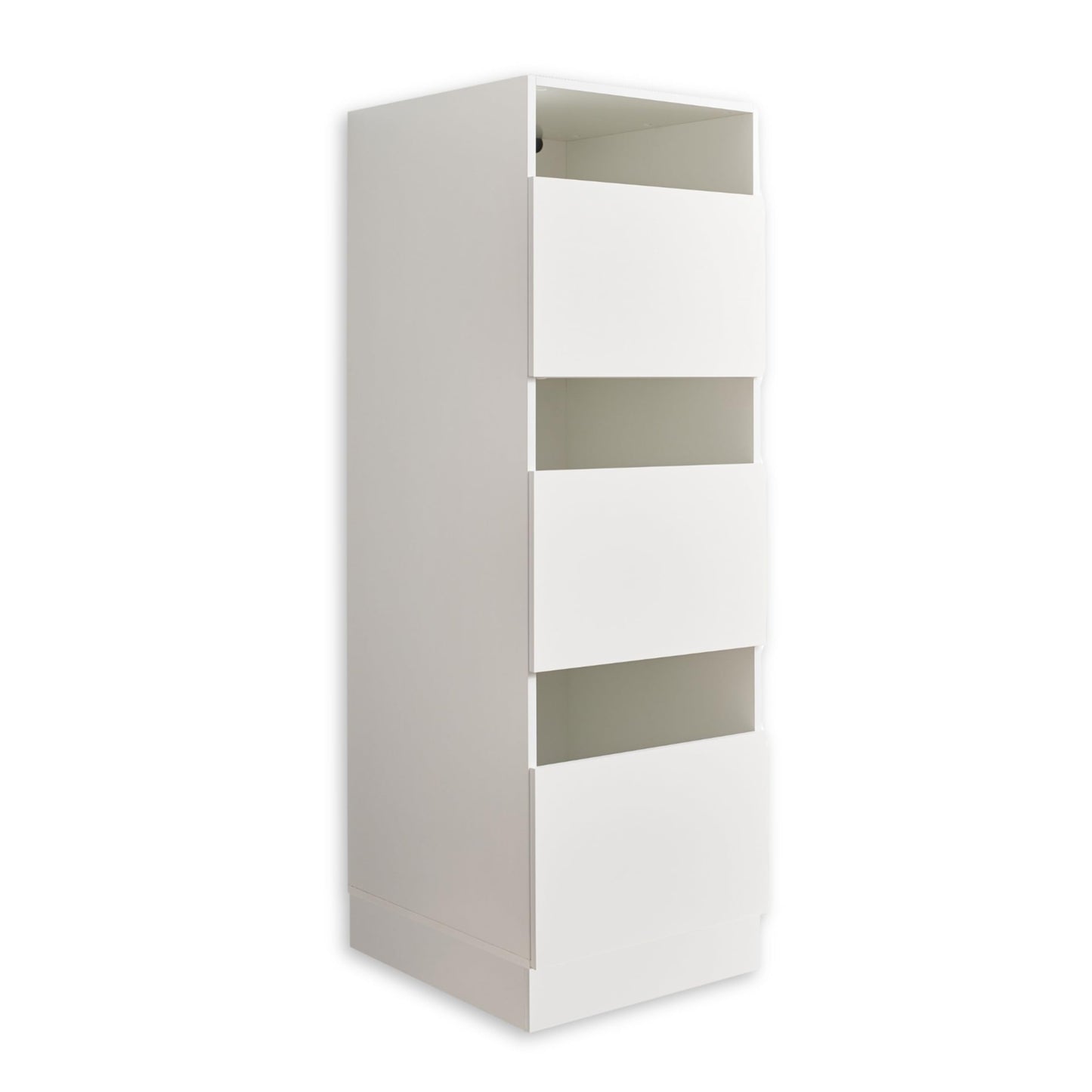 LAUNDREEZY Cabinet Attachment for Washing Machine Cabinet, White, Attachment Cabinet for Additional Storage Space in the Laundry Room, 50 x 38 x 67.5 cm (W x H x D)