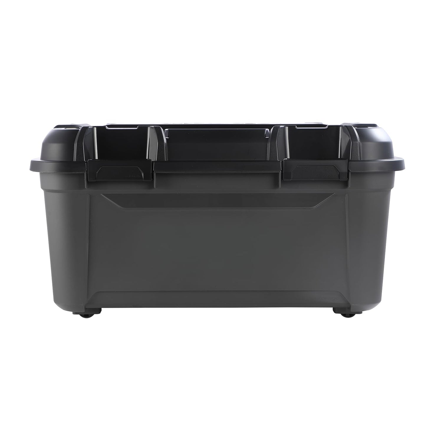 Kreher Storage Box Bunker Tough with Lid and Silicone Seal (IP65/IPX7). Made of Robust Plastic in Various Sizes. Ideal for Wet Rooms, Basements, Garages, Camping etc. (80L)