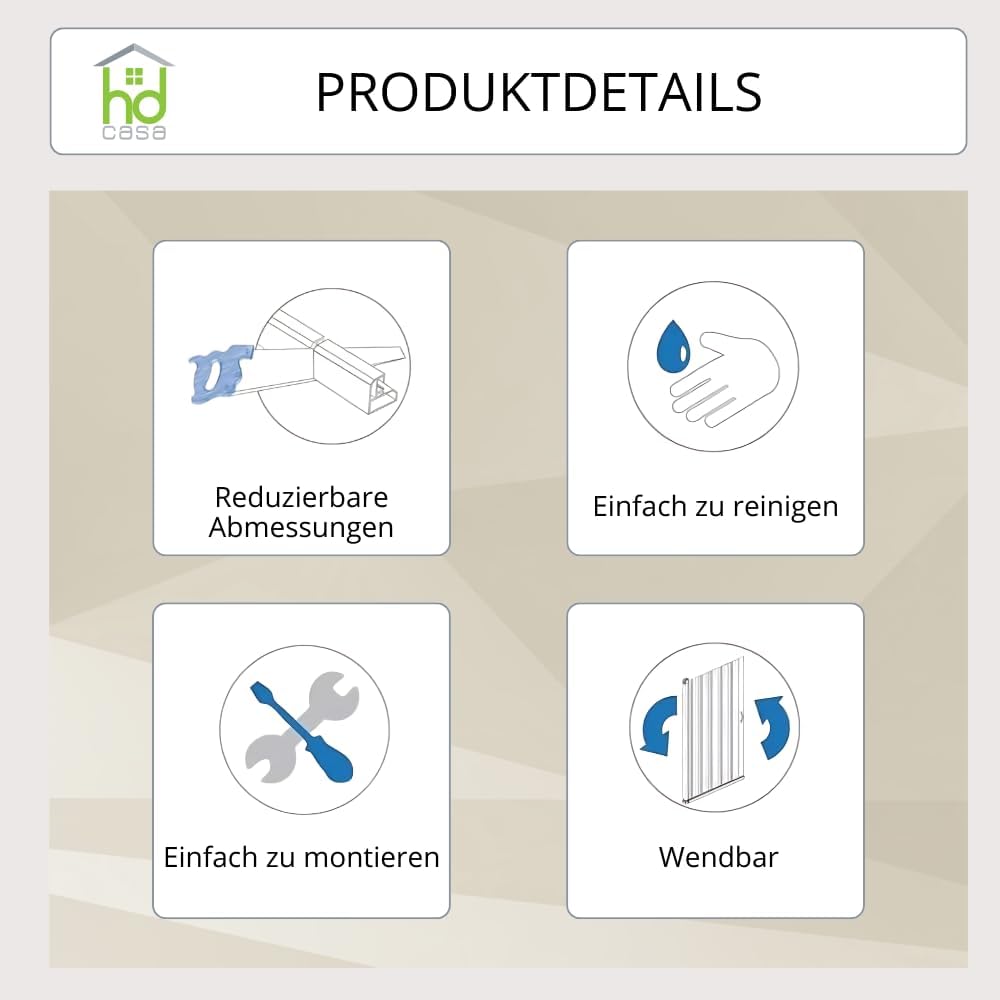 90cm Jade Extendable PVC Shower Enclosure - Unique Door with Semi-Transparent Panels - Side Opening with Bellows - White