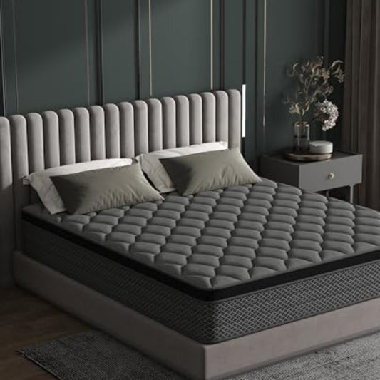 Mattress 140 x 200 cm Box Spring Bed Hardness H3, Suitable for Children and Adults, Oeko-Tex Certified, Ergonomic 7-Zone Mattress Height 20 cm