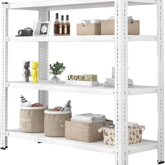 Metal Shelf, Outdoor Pumpkin Hole (Outer Hole) (White, 80 x 35 x 180 x 5)