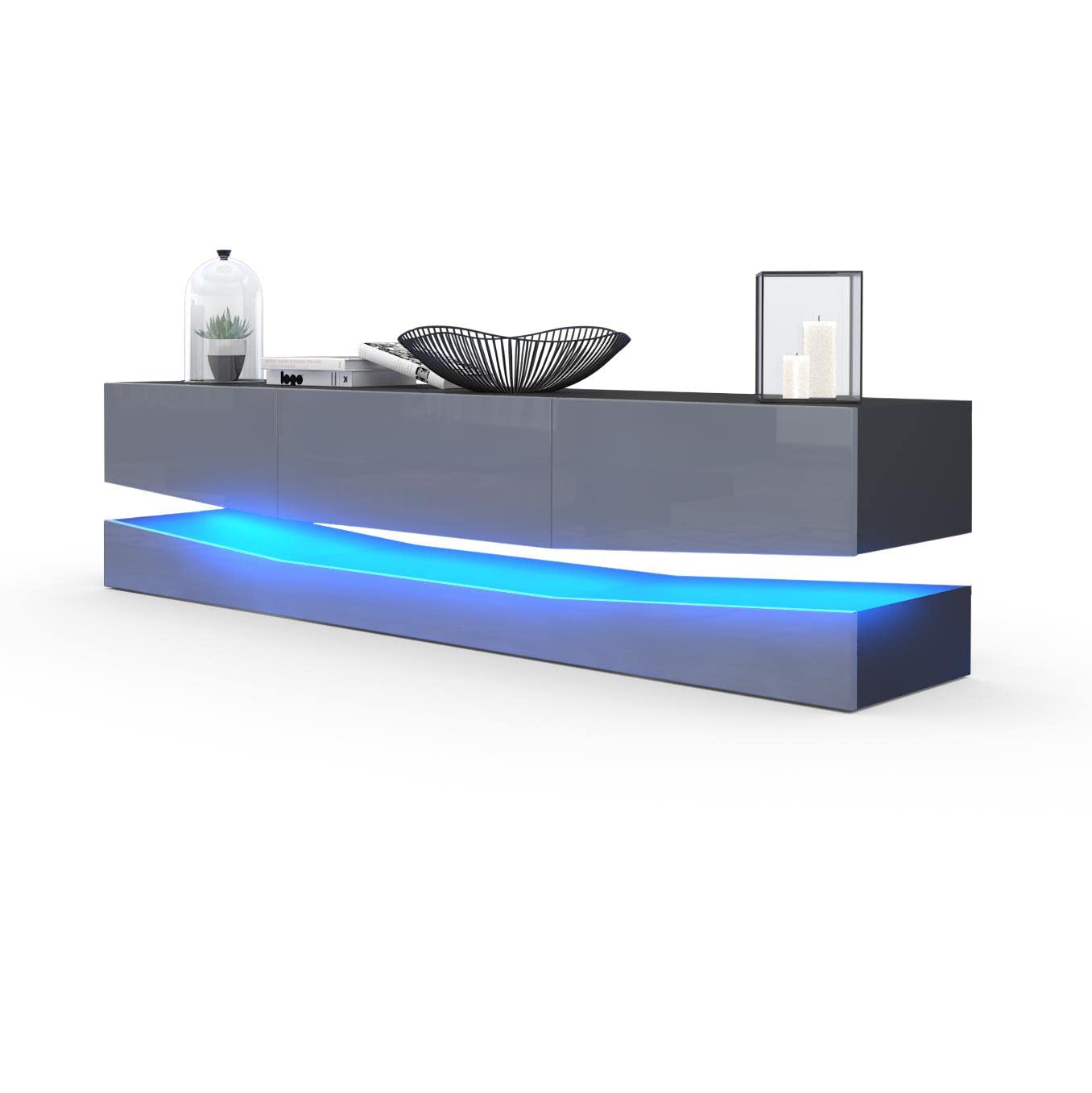 Vladon City, TV Board, Black