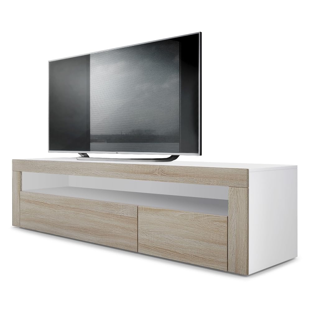 Vladon Valencia Chest of Drawers Sideboard White