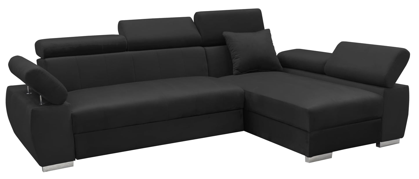 MEBLE-LUX - Ecksofa mit Schlaffunktion