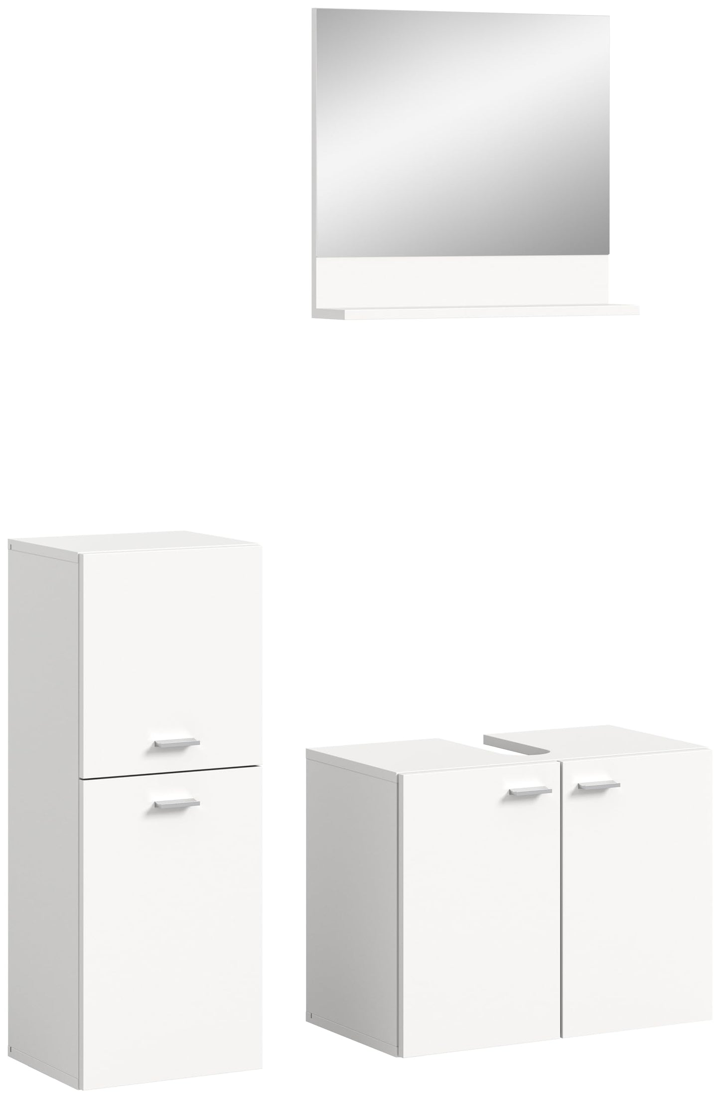 Boston Bathroom Cabinet, Standing Wall Cabinet, Hanging Cabinet, Wall Cabinet, Sonoma Oak Wood, Approx. 30 x 80 x 29 cm, Floor Standing/Hanging Mountable