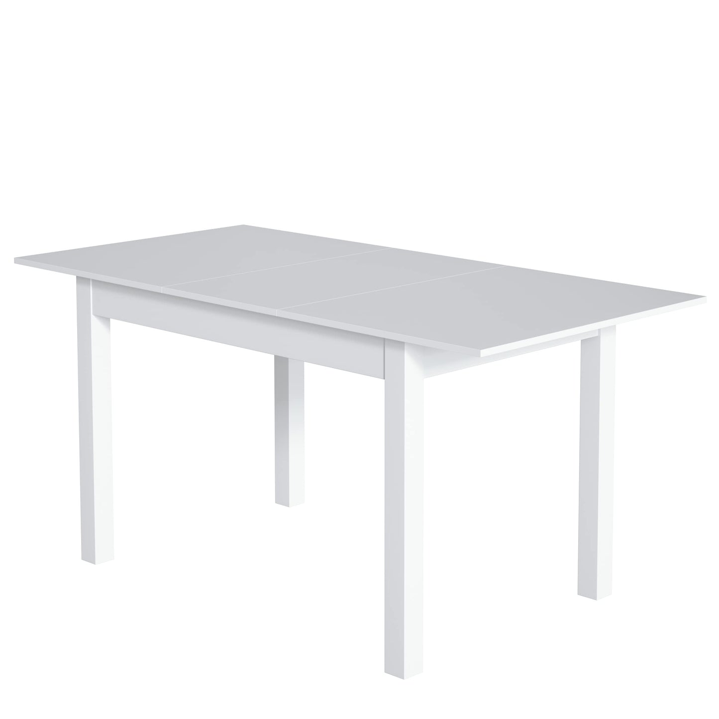 Newfurn Dining Table Wild Oak Dining Room Table Kitchen Table Dining Table II 120 x 76.5 x 70 cm (W x H x D) Extendible up to 160 cm including 40 cm Table Top Anthracite Kitchen Table Dining Table