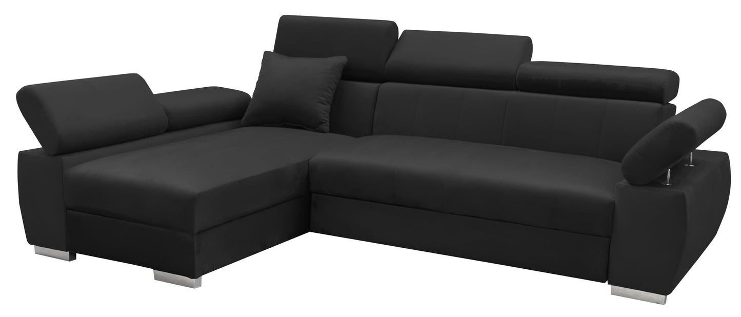 MEBLE-LUX - Ecksofa mit Schlaffunktion
