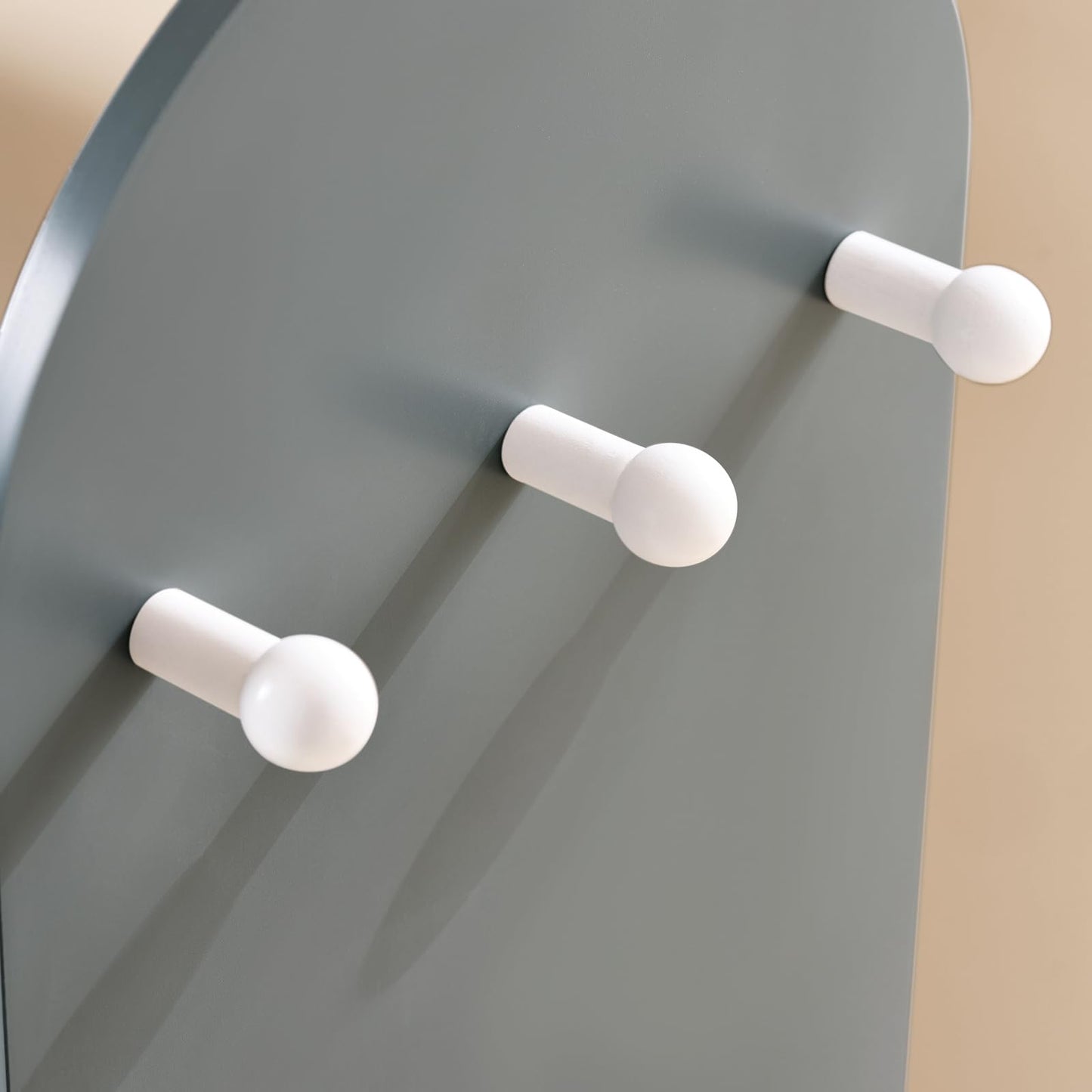 SoBuy KMB40-W Children's Wardrobe with 3 Hooks Children's Wardrobe Children's Wardrobe with Boxes Clothes Rack Children's Shelf Children's Room White 97 x 108 x 35 cm