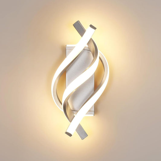 Comely Aluminium LED Wall Light Indoor Gold 22 W 2500 LM Modern Wall Light LED Wall Lighting Neutral Light 4500 K for Living Room Bedroom Hallway