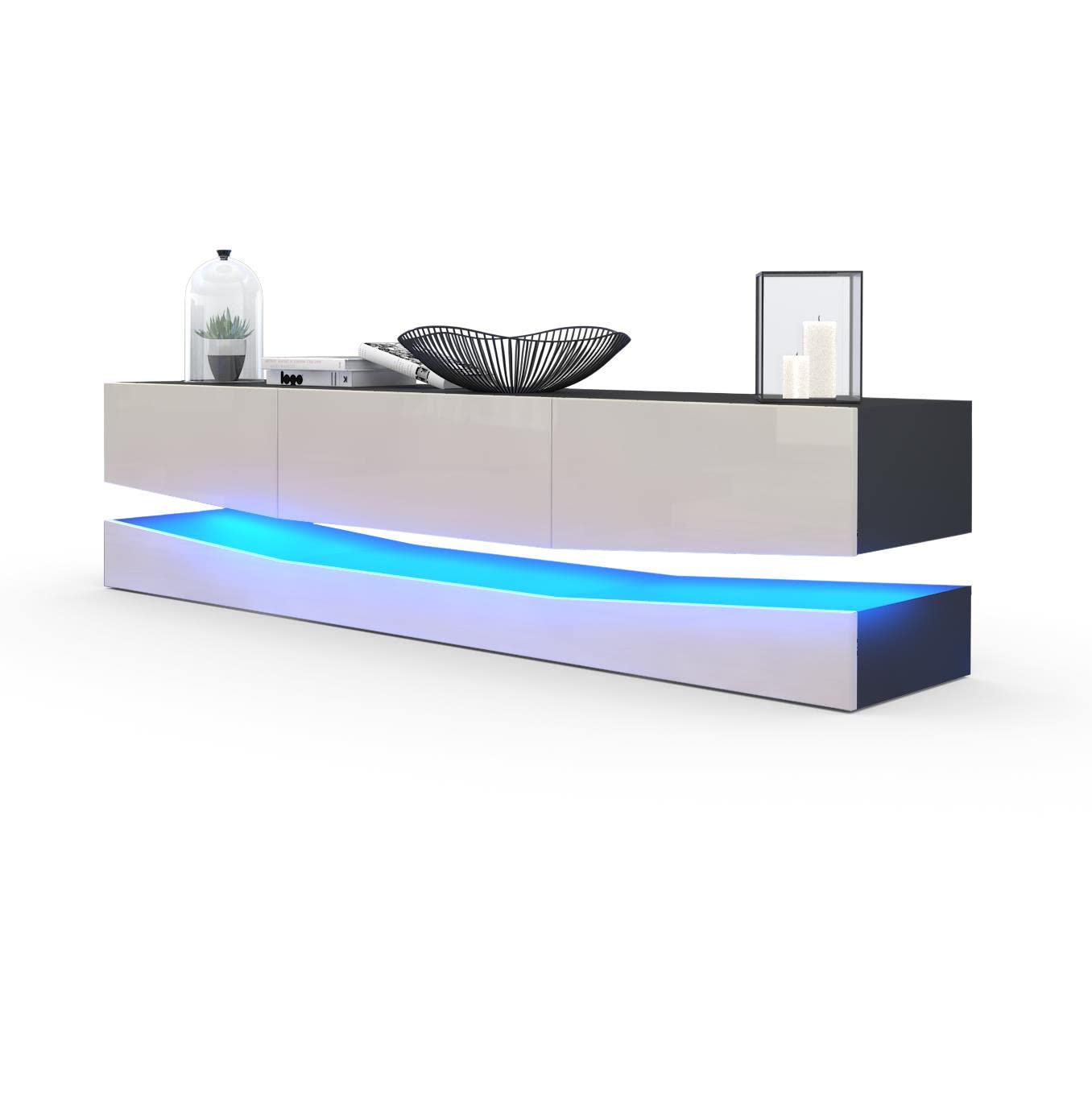 Vladon City, TV Board, Black