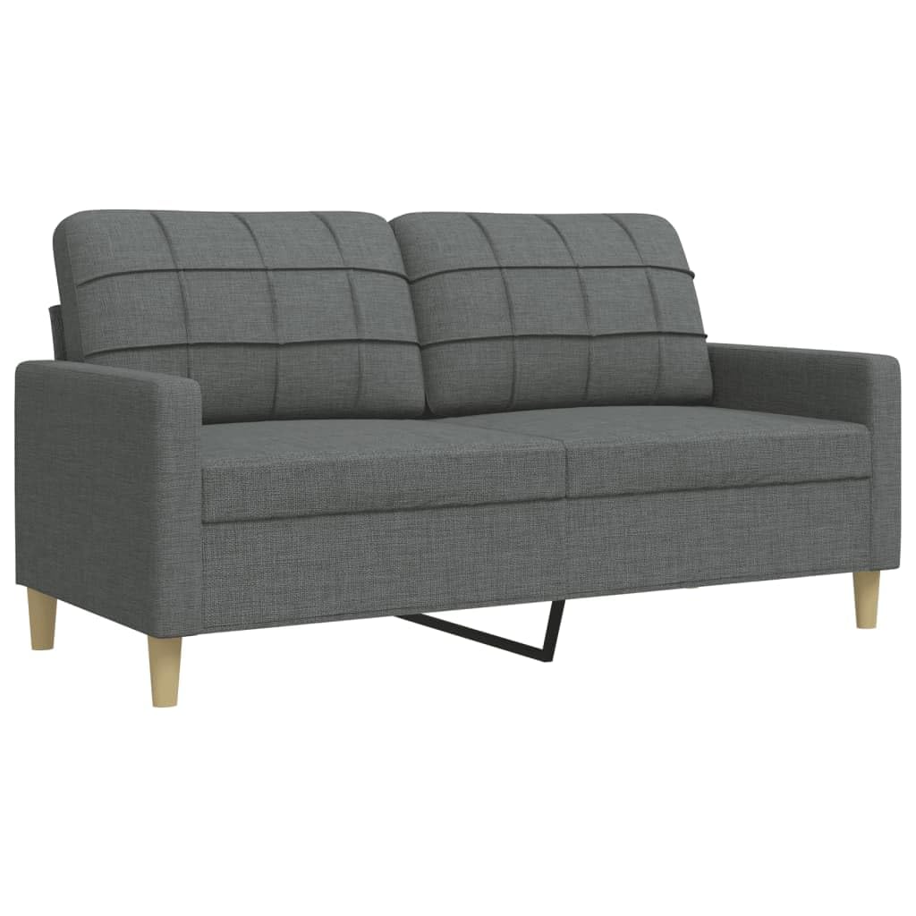 IKAYAA Sofa Set Dark Grey