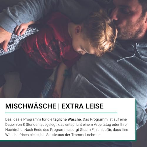 Bauknecht B6R 88 Silence DE Washing Machine, 8 kg, Front Loader, Supreme Silence, Energy Efficiency A-20%, 1400 rpm, ZEN Motor, Particularly Quiet Washing Machine, Steam 3.0-3, Powerful Steam