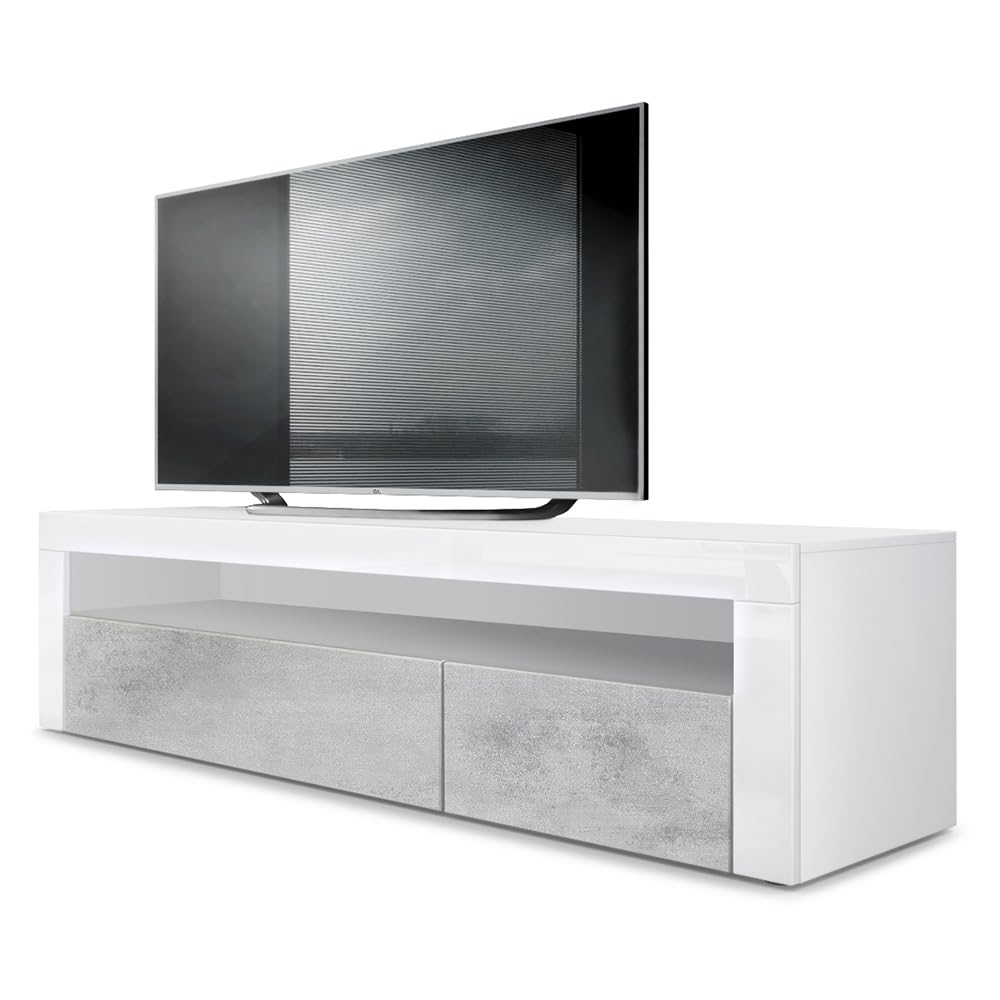 Vladon Valencia Chest of Drawers Sideboard White