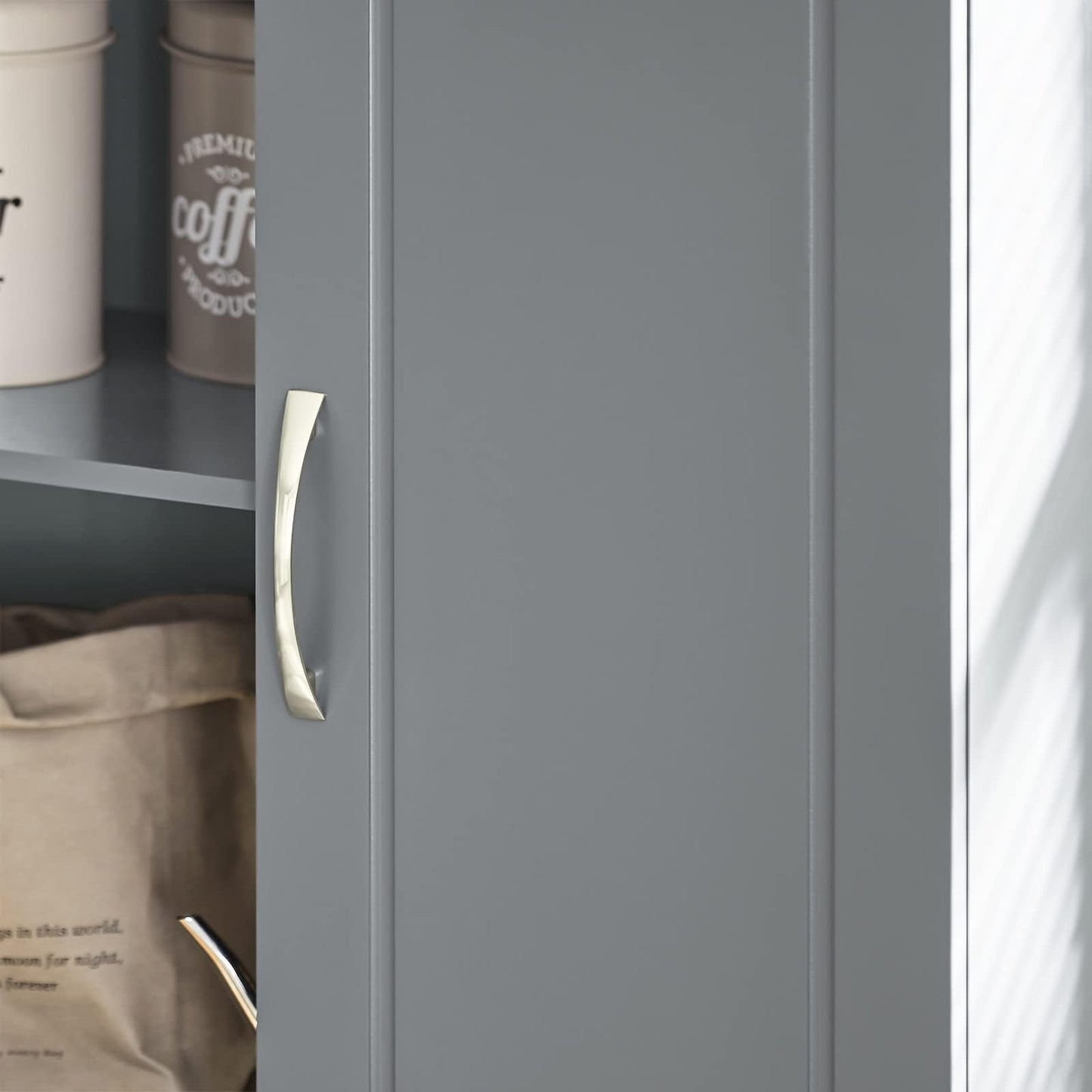 SoBuy® FRG231-W Wall Cupboard with Two Doors Bathroom Cupboard Kitchen Cabinet Medicine Cabinet White WHT Approx. 60 x 60 x 30 cm.