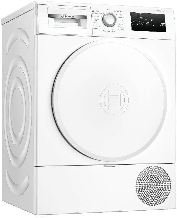 Bosch WTH83V04, Serie 4, Wärmepumpentrockner, 8 kg, AutoDry, Quick-40-Trocknen, Nachlegefunktion, Sensitive-Drying-System, Anti Vibration Design, 63 dB, LED-Display, Touch-Control, Zeitvorwahl