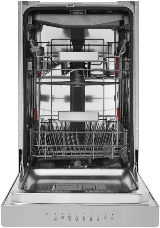 Bauknecht BSUO 3O33 PF X Undermount Dishwasher 45 cm / 10 Place Settings / PowerClean / ActiveDry / Cutlery Drawer / Hygiene Program