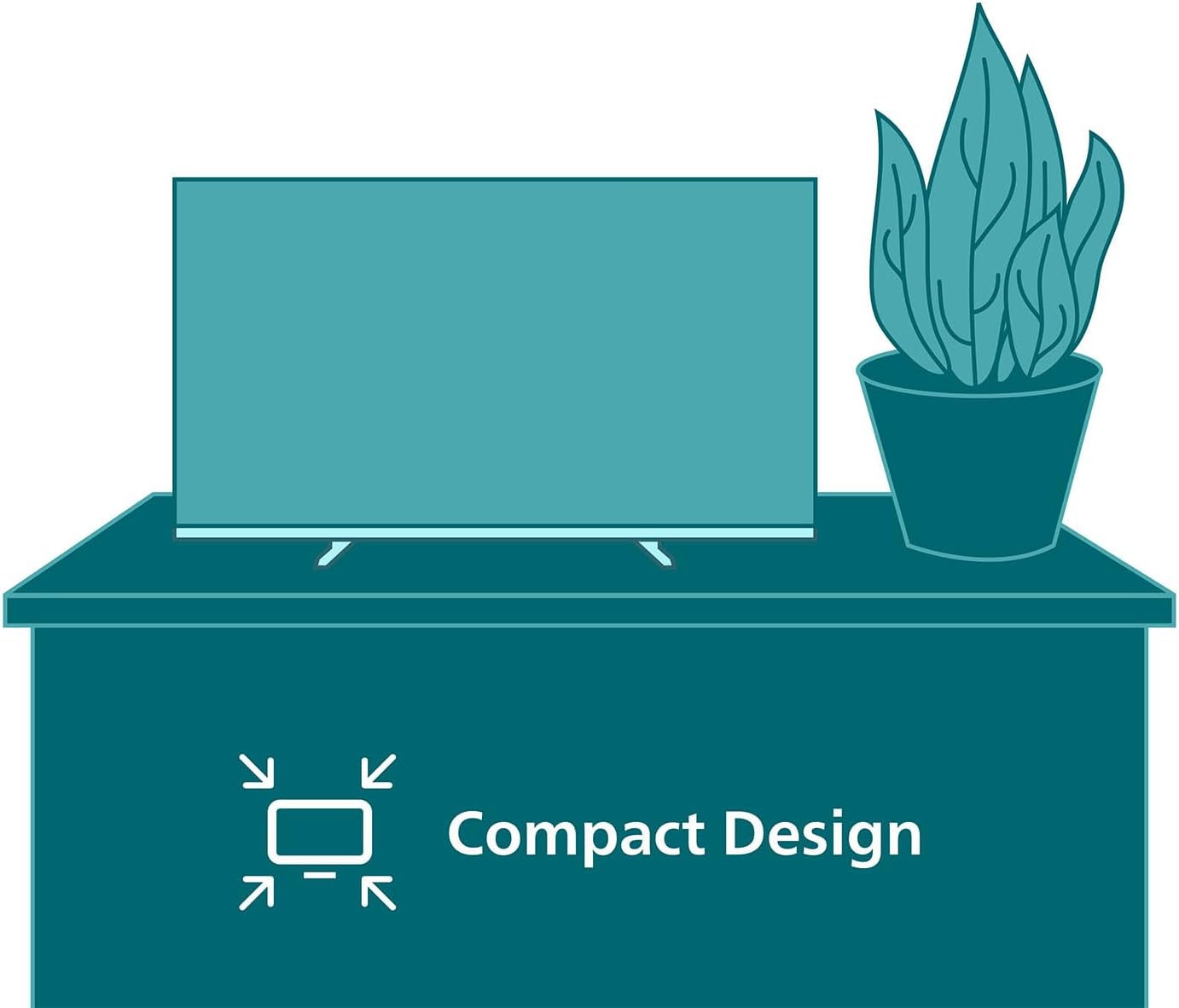 Philips 40PFS6000 HD LED Smart TV - 40 Zoll Display mit Pixel Plus, Titan OS Plattform Und Dolby Digital Sound - Funktioniert Mit Alexa Und Google Sprachassistent