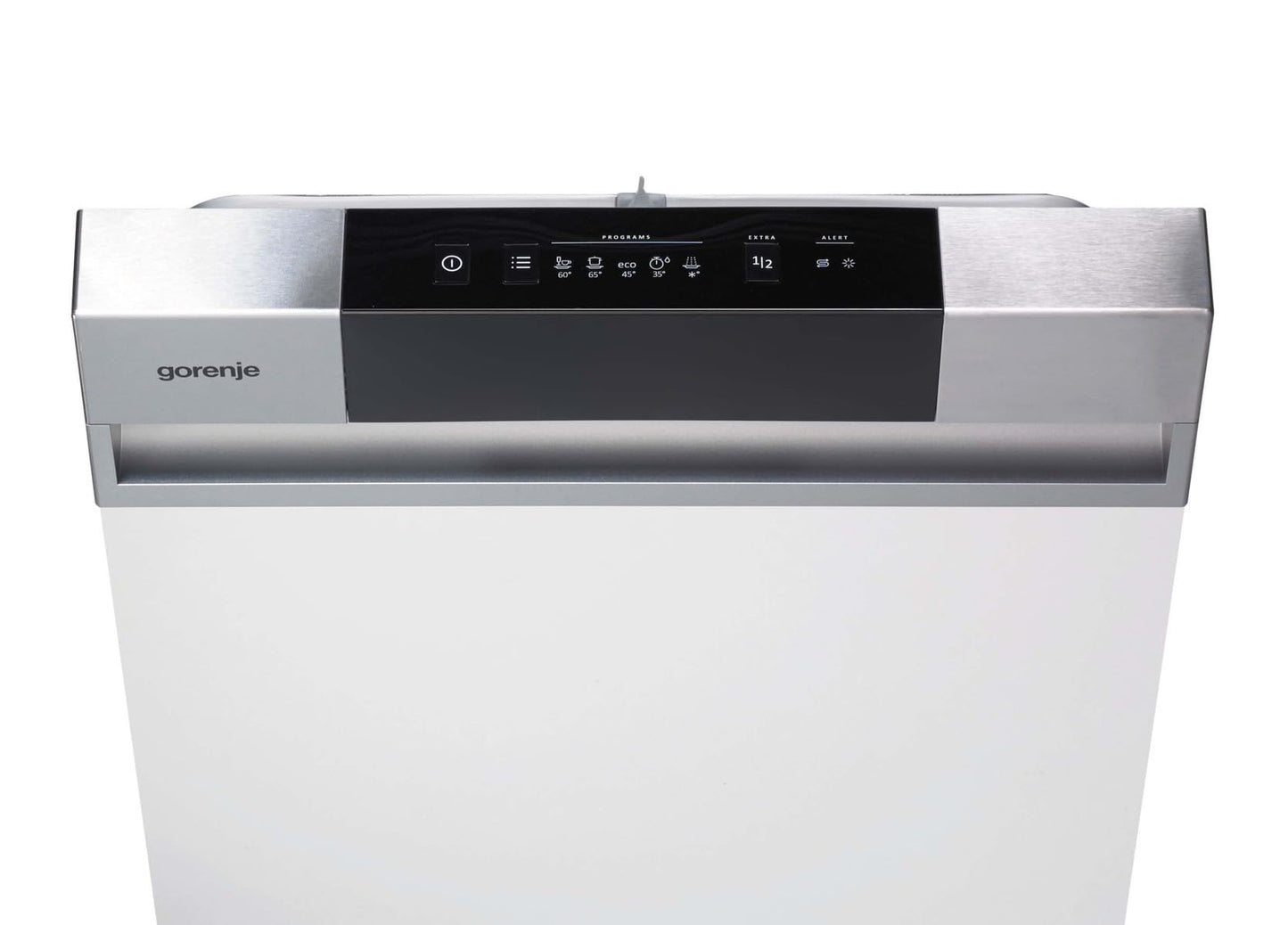 Gorenje GV 520 E10 Fully Integrated Dishwasher, 45 cm, 11 Place Settings, 3 Baskets, 5 Programmes, Height-Adjustable Top Basket, Complete Overflow Protection