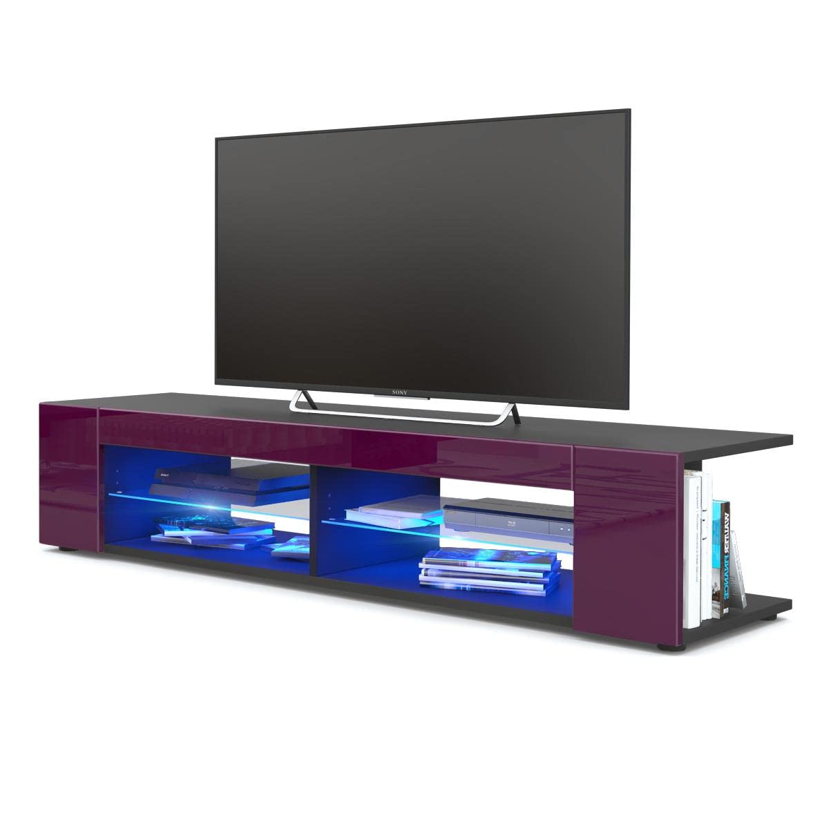 Vladon Movie TV Board, Black