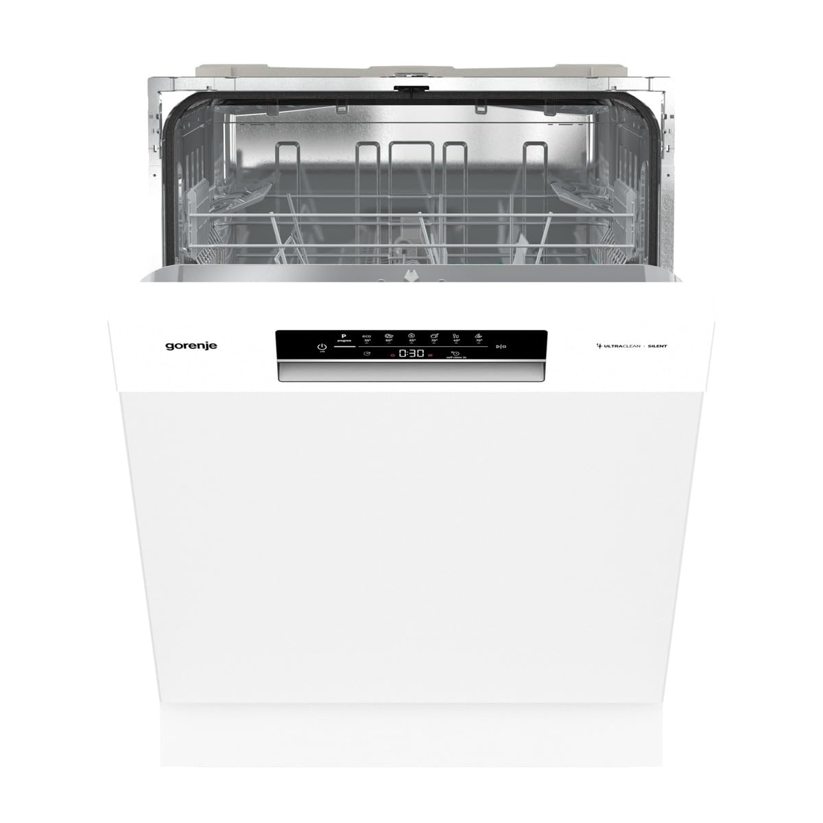 Gorenje GS643C90W Dishwasher/Freestanding/60 Width/16 Place Settings/6 Programmes/TotalDry/Total AquaStop/MultiClack/FlexUse/Intensive Programme/Crystal Glass/Energy Efficiency: C/Dimensions (H x W x