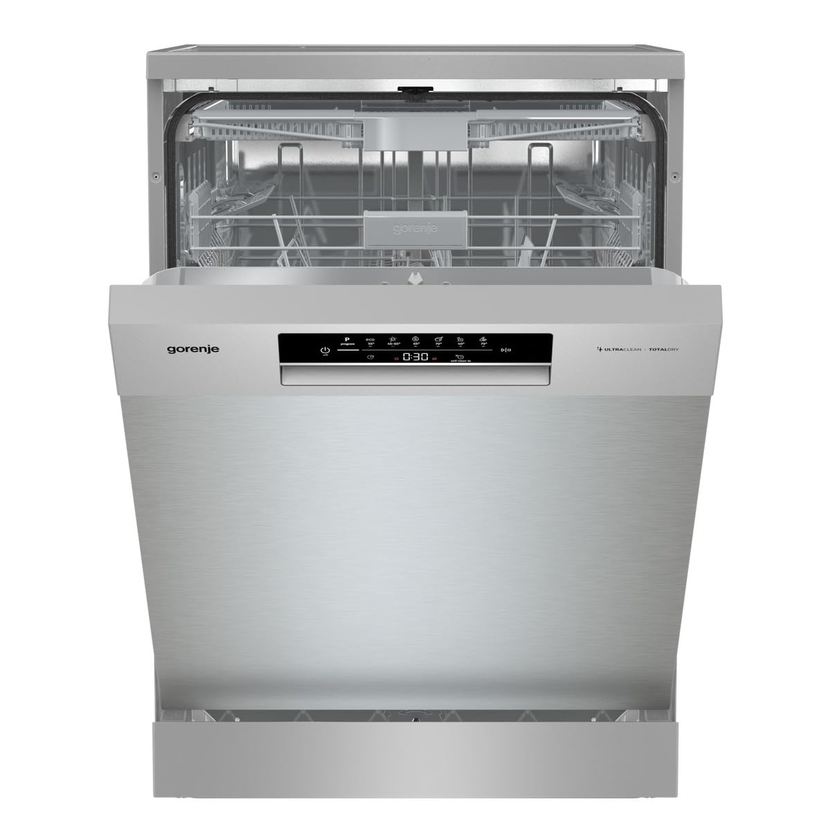 Gorenje GS643C90W Dishwasher/Freestanding/60 Width/16 Place Settings/6 Programmes/TotalDry/Total AquaStop/MultiClack/FlexUse/Intensive Programme/Crystal Glass/Energy Efficiency: C/Dimensions (H x W x