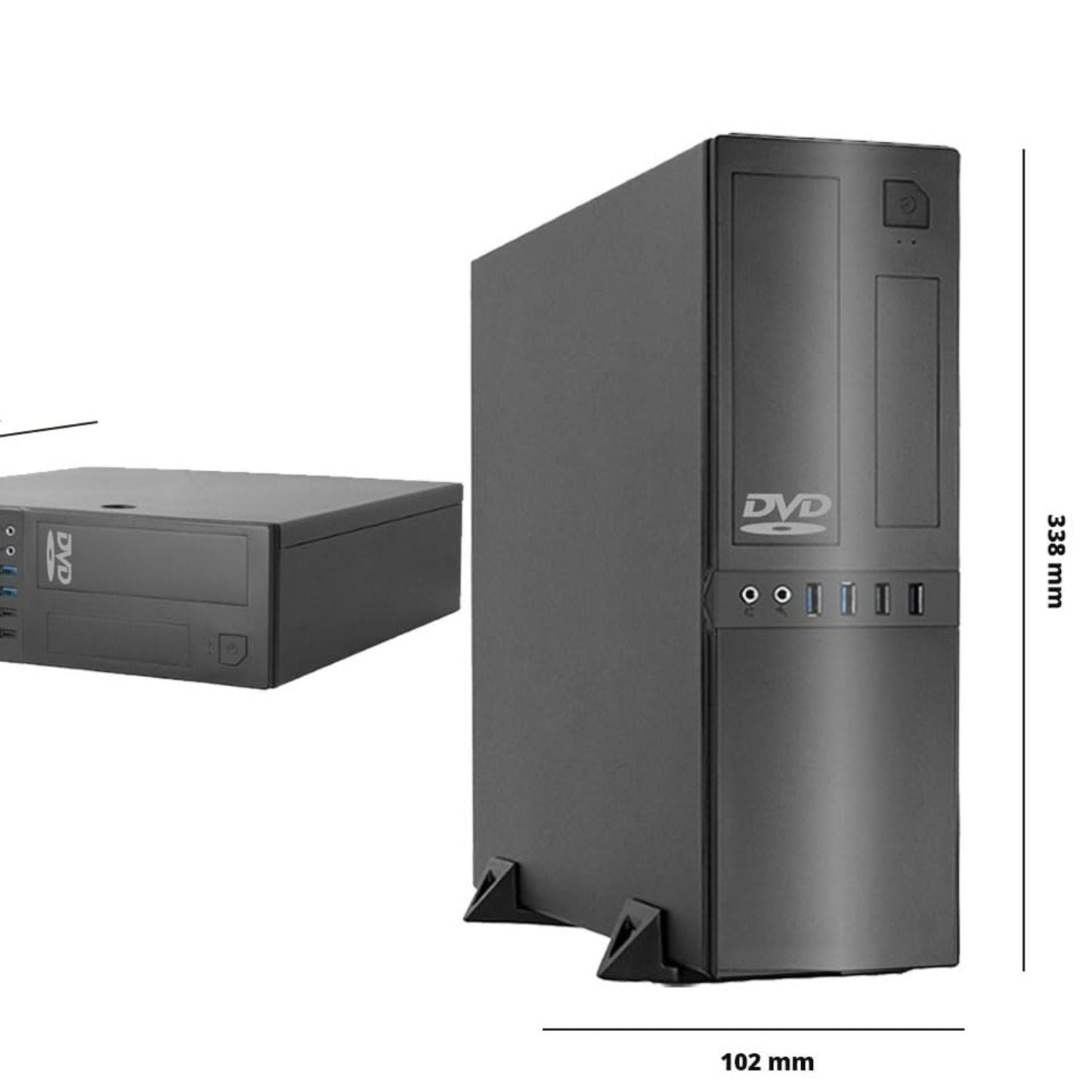 GMR Ultra Slim i7 Office PC - Business Office Computer | 3 Year Warranty | 32 GB RAM | 4000GB SSD | DVD±RW | USB 3 | Windows 11 Pro | WiFi Bluetooth