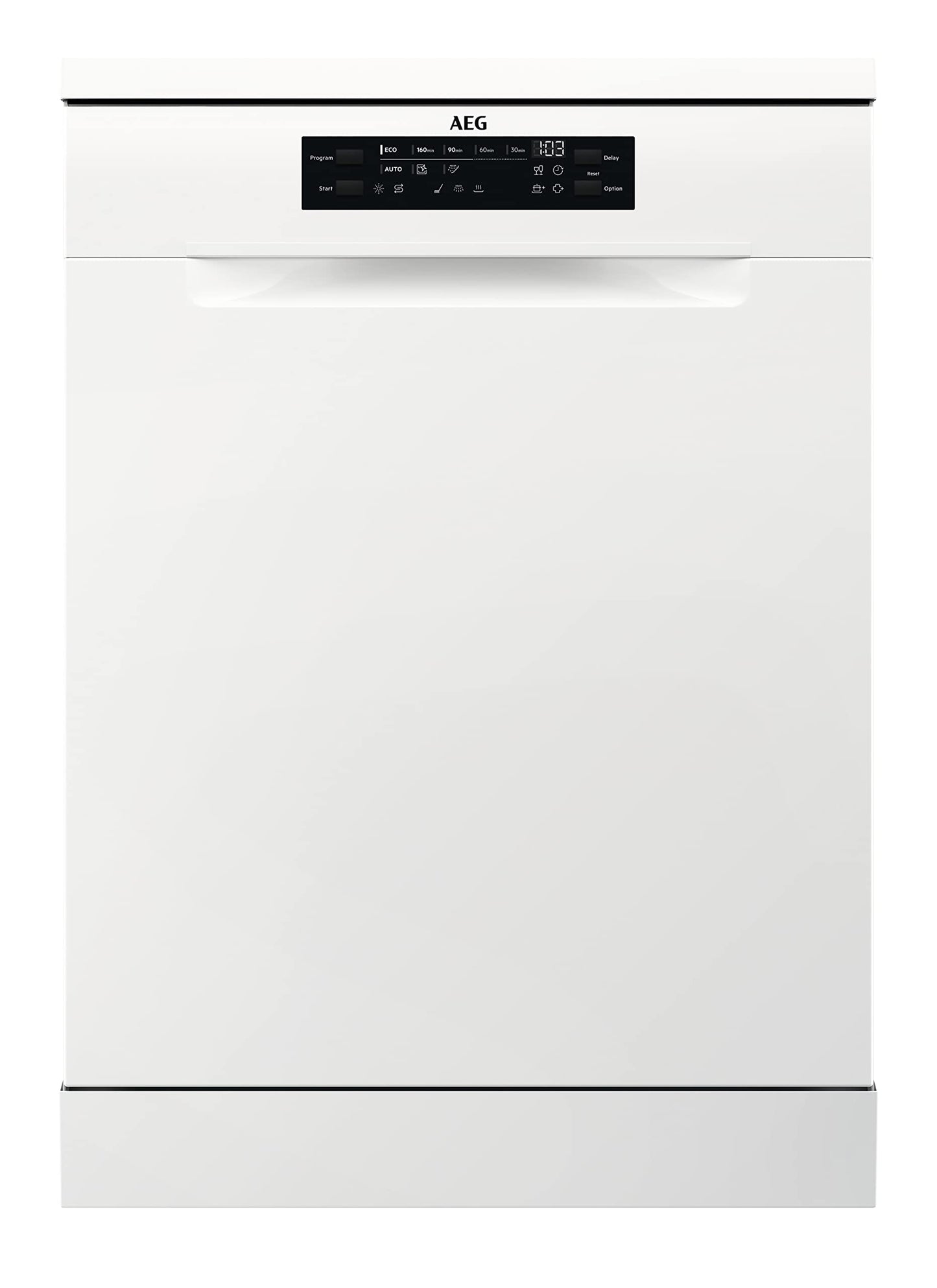 AEG Fully Integrated Dishwasher 60 cm, Dishwasher Series 5000: AirDry, No Drying, Energy Class B, Cutlery Drawer, Personalised Time Control, 44 dB, Water Stop, 14 MG, FSE7572AP