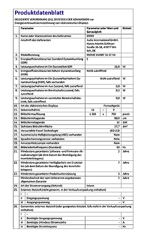 DYON Movie Smart 43 VX TV, 43 inches (108 cm), Full HD Smart TV, HD Triple Tuner (DVB-C/-S2/-T2), App Store, Prime Video, Netflix, YouTube, DAZN, Disney+ (Model 2023)