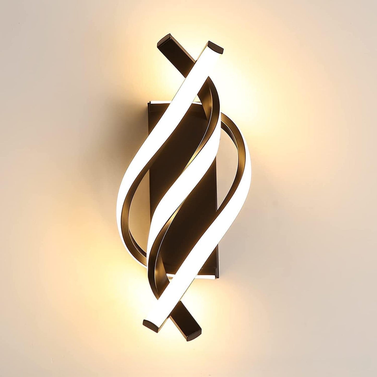 Comely Aluminium LED Wall Light Indoor Gold 22 W 2500 LM Modern Wall Light LED Wall Lighting Neutral Light 4500 K for Living Room Bedroom Hallway