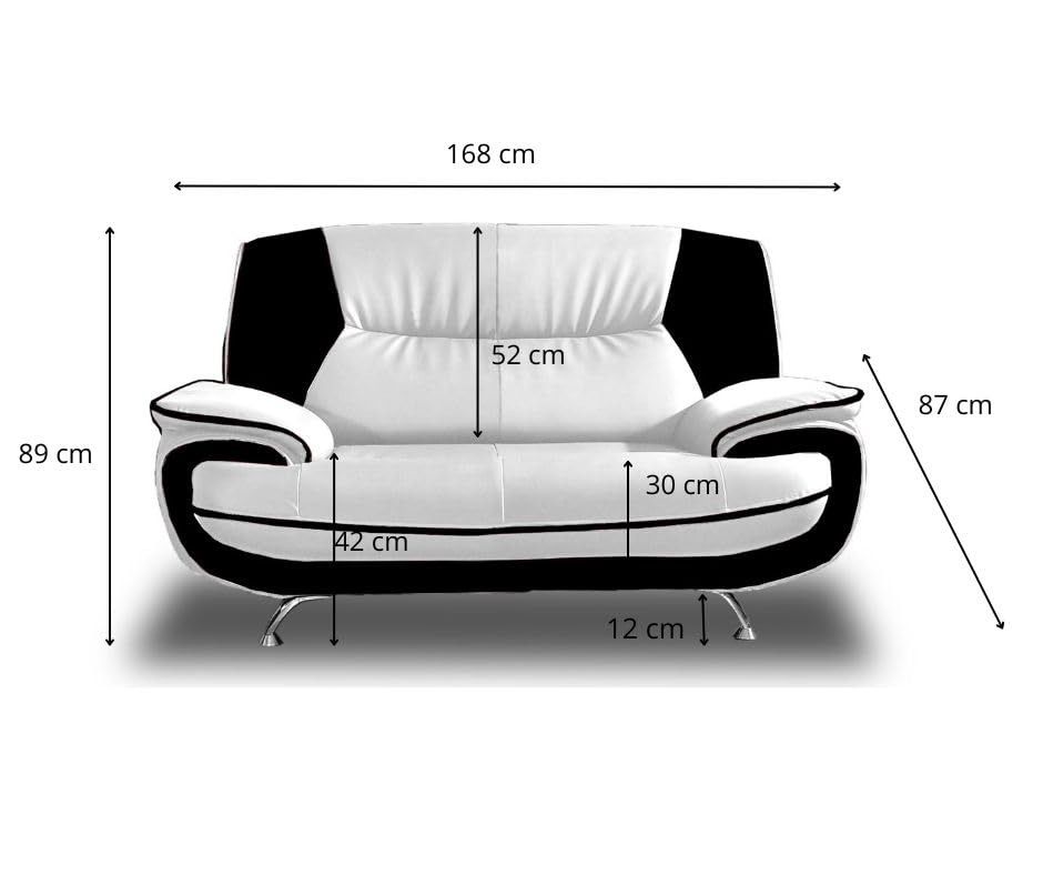 Sofa Set 3-2-1 for Living Room - Comfortable Couch Set with 3-Seater, 2-Seater & Armchair - Elegant Sofa Set with Fabric Cover - Without Sleep Function - Comfortable Padding - Modern Design