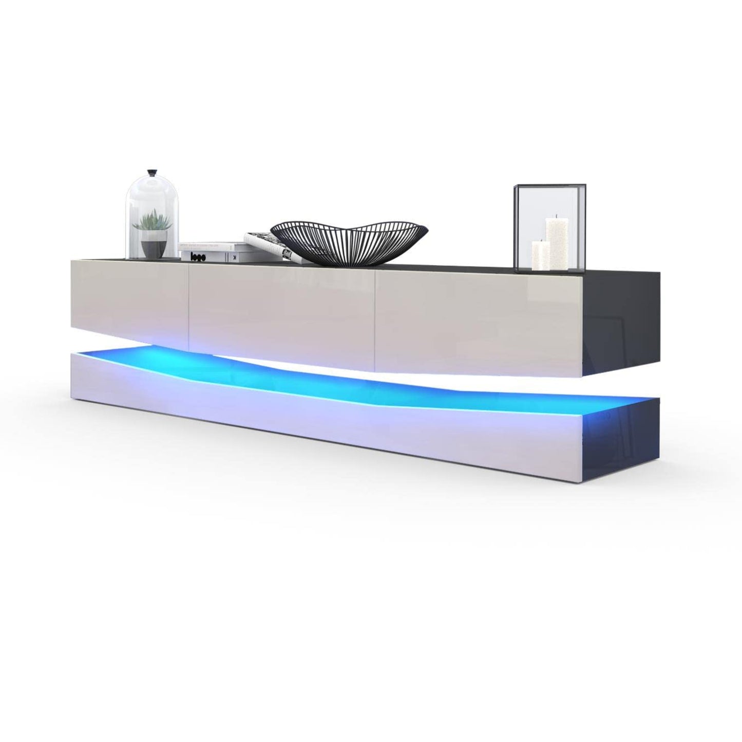 Vladon City, TV Board, Black