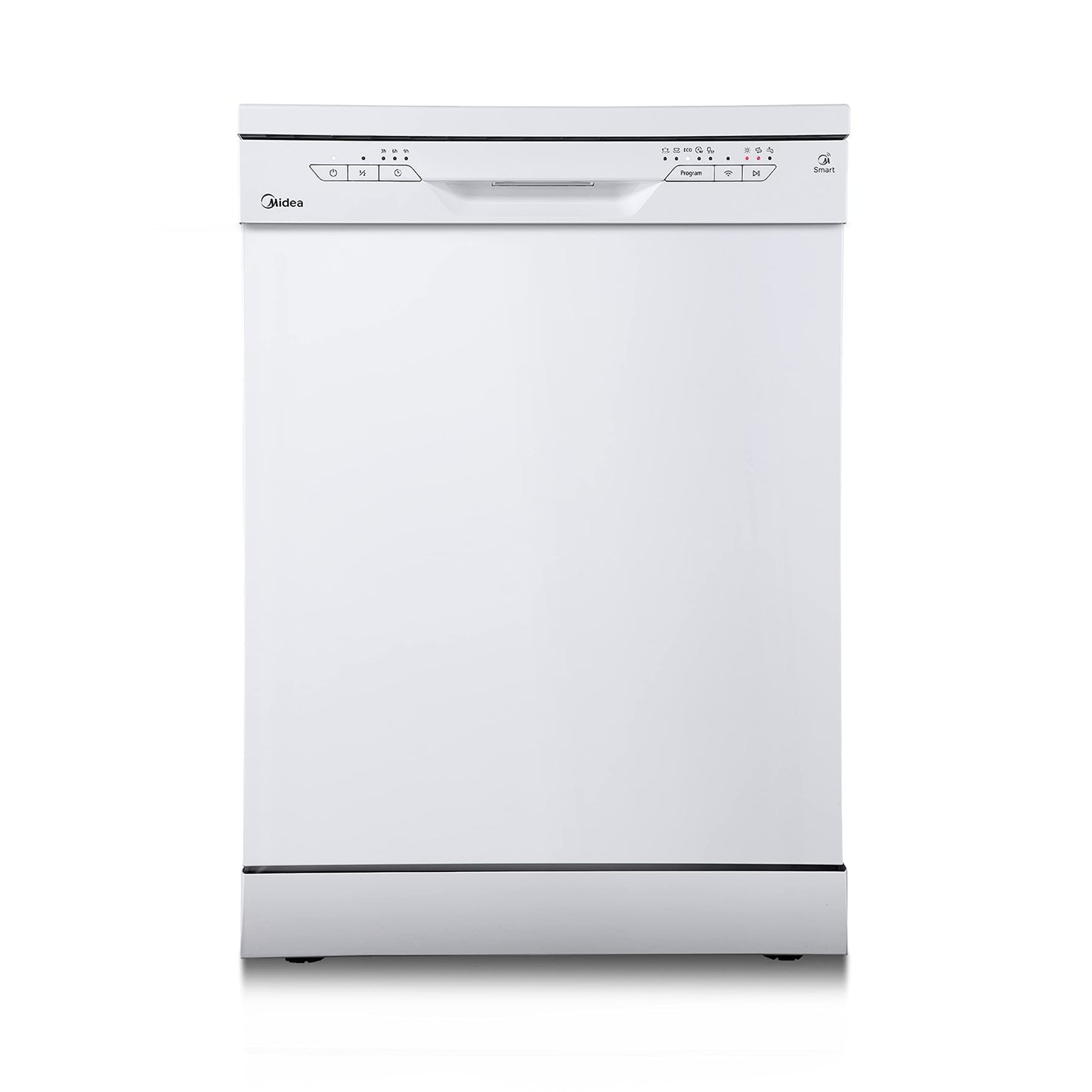 Midea SF 3.60N PRO Dishwasher, 14 Place Settings, Dishwasher with WiFi, Freestanding, Integrated, 5 Cleaning Modes, 47 dB, 3/6/9 h Delay Start, Stainless Steel, Silver